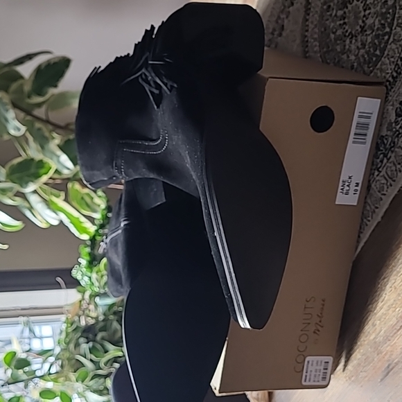Matisse fringe black boots size 10 - Picture 3 of 6